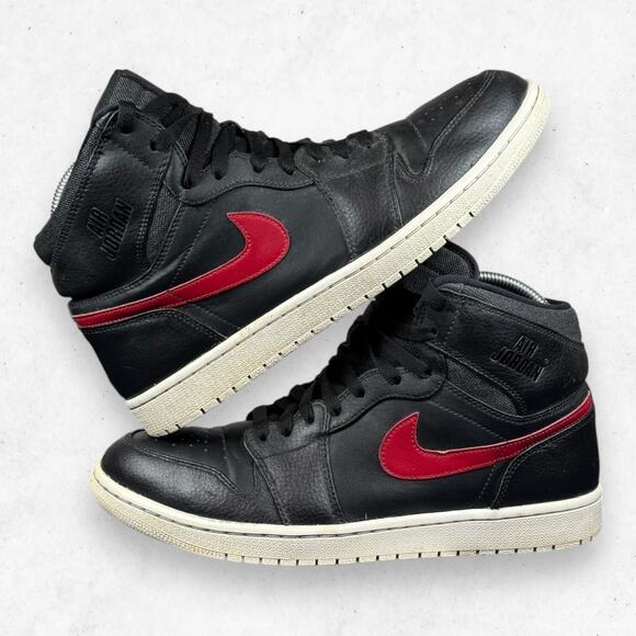Air Jordan 1 Retro High Rare Air Black Red 332550-012 Men 11.5 Velcro Patches main image 10